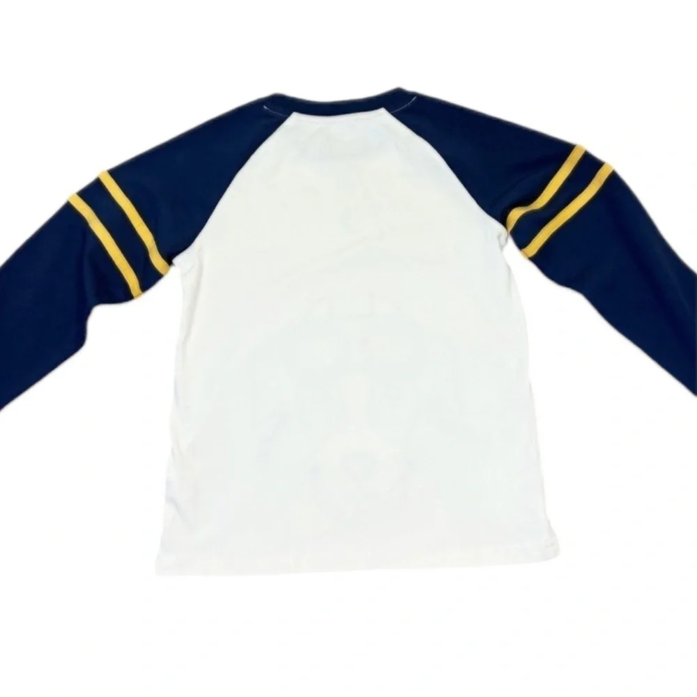 Lot of 2 Gymboree Boys 6 Embroidered Raglan Shirts Long Sleeve Pilot Dog Bear